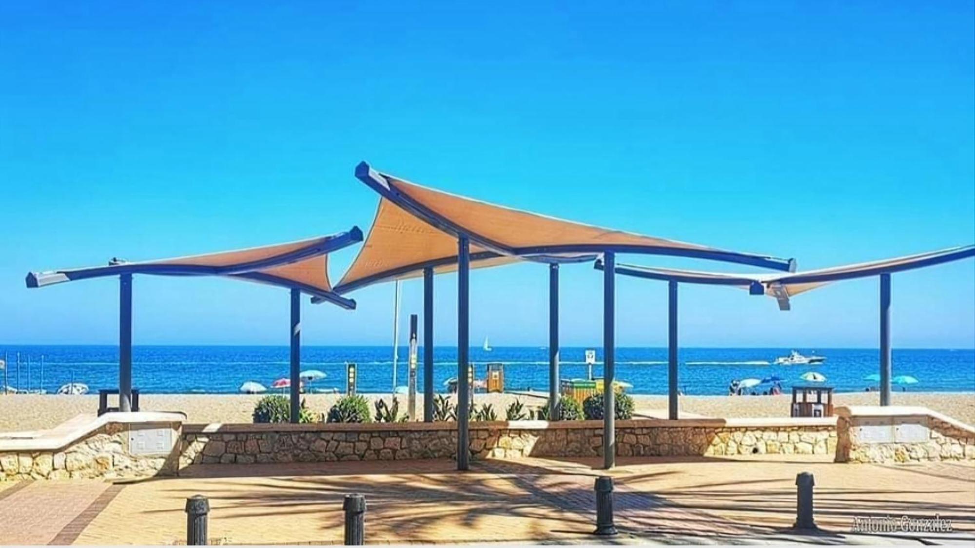 Luxury Beachfront Apartment With Pool, Sauna, Fitness And Gym In Province Malaga, Andalusia Mijas Exterior foto