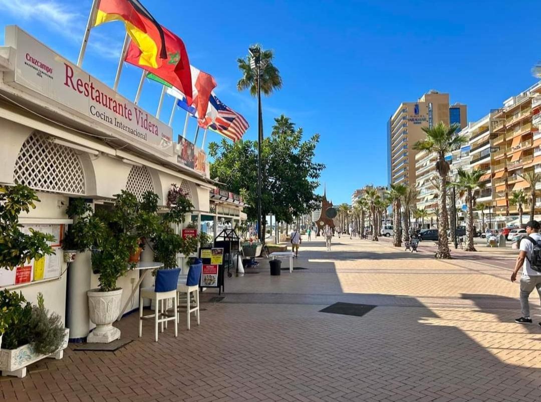 Luxury Beachfront Apartment With Pool, Sauna, Fitness And Gym In Province Malaga, Andalusia Mijas Exterior foto